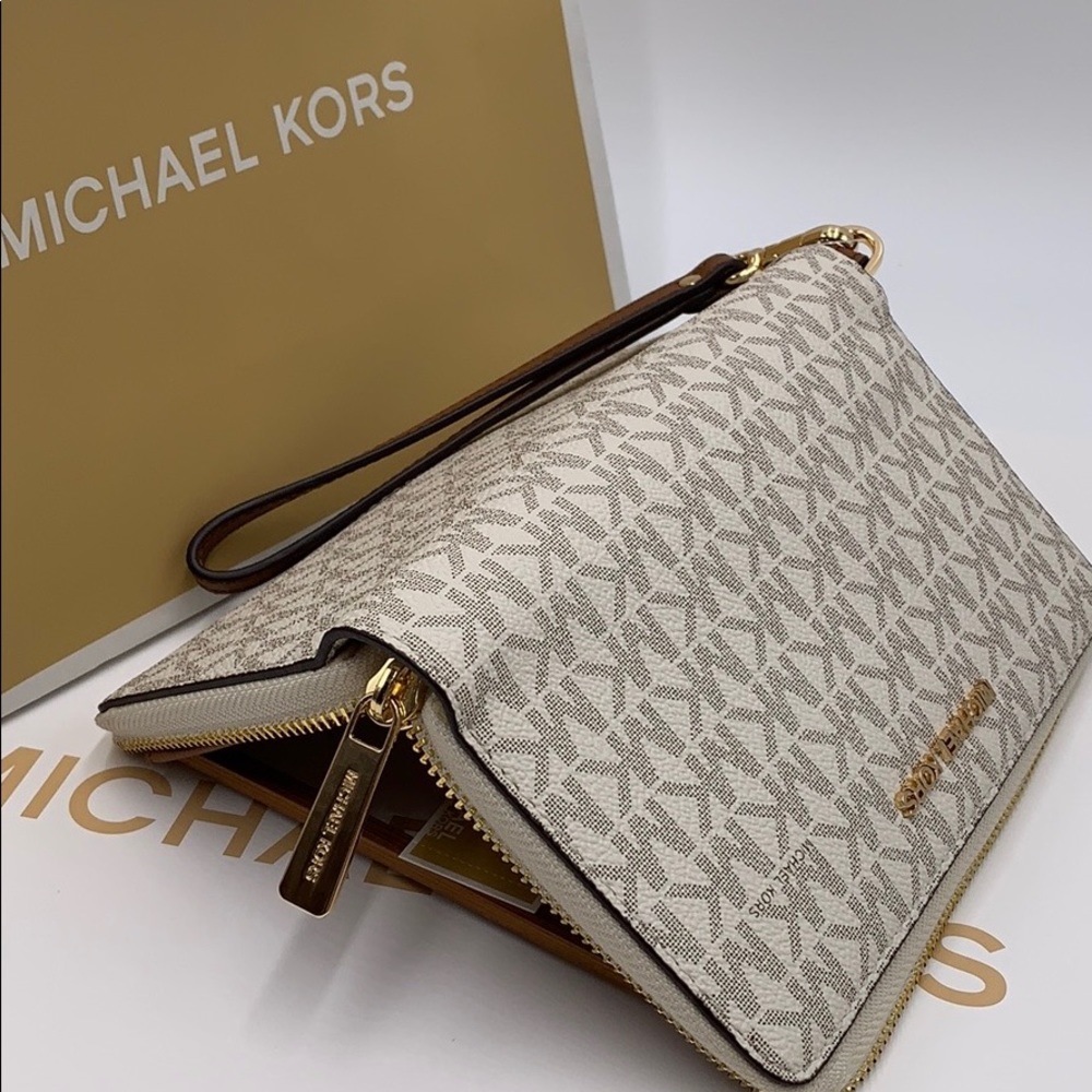 Michael Kors Jet Set Travel Phone Wallet Wristlet - Picture 11 of 16